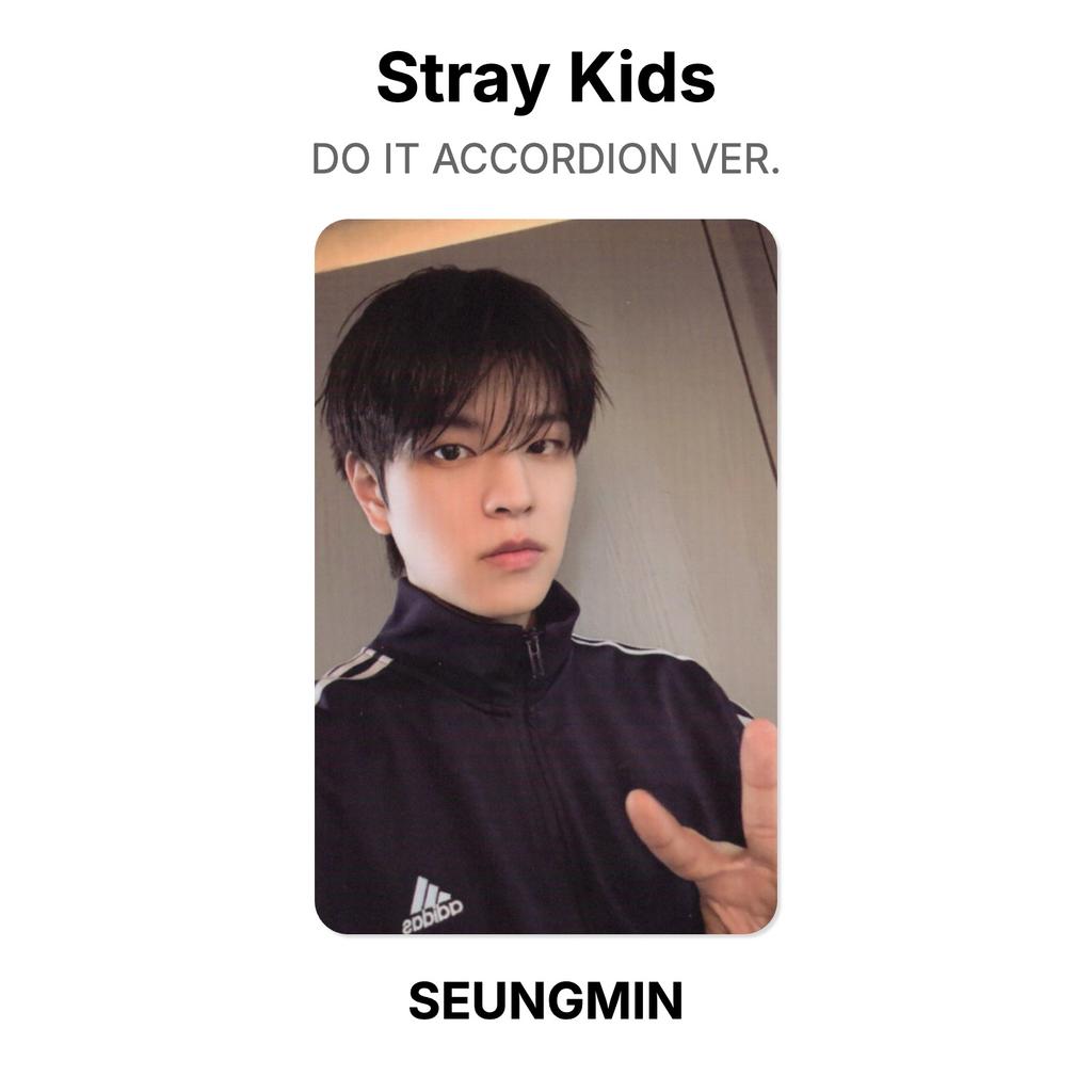 Stray Kids DO IT ACCORDION VER. Official Photocard