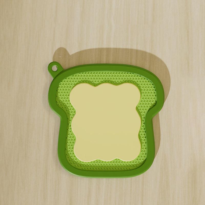 3 In 1 Silicone Insulation Mat Bread Slice Shaped Removable Casserole Coaster Anti-scalding Silicone Placemat Kitchen Utensils