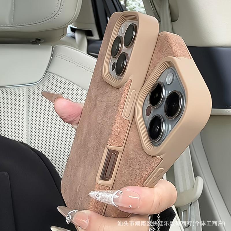 Retro leather matte for iPhoneXS Apple 11/12/13/14/15/16/17ProMAX case