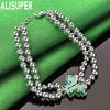925 Sterling Silver 6mm Exquisite Butterfly Bead Bracelet - Romantic Gift Jewelry