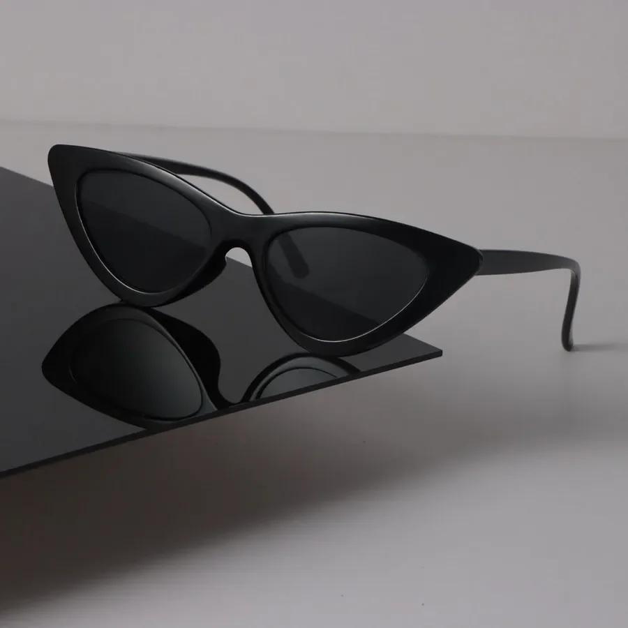 Fashion Sunglasses Women Men Cat Eye Mirror Small Brand Designer Black Sun Glasses Trendy Eyewear Unisex Sexy Classic