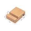 Bamboo Phone & Tablet Holder with Amplifier - Customizable Logo