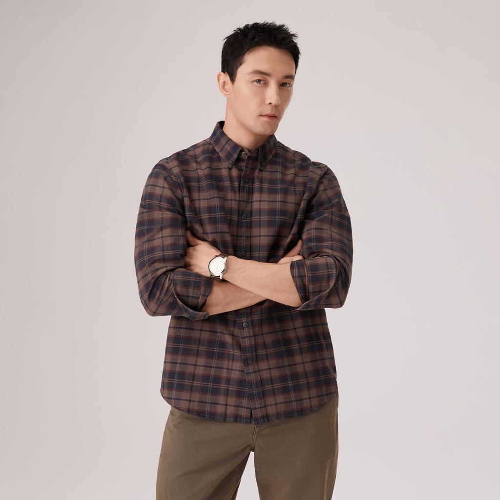 Levis Relaxed Striped Cotton Casual Loose Long Sleeve Comfortable Versatile Vintage Shirt Unisex shirts A7210-0063