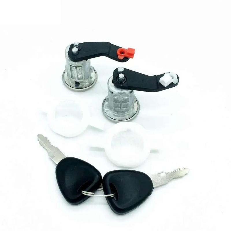 Door Lock Front Left And Right 7701470944 For Renault Master MK2 1998-2010 7701470945 Door Lock Barrel Cylinder With 2 Keys