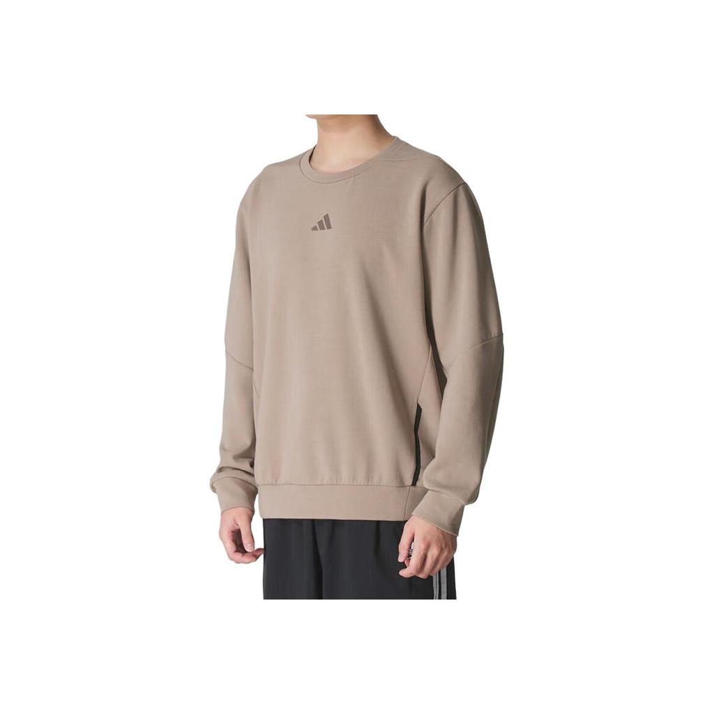 Adidas FW25 Loose Fit Crew Neck Pullover Long Sleeve Sweatshirt Men Sweatshirt JX0679