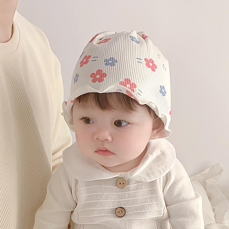 Thin Modal Newborn Baby Hat - Spring & Autumn Comfort, Cute Fontanelle Protection, Summer Boneless Design for Boys & Girls