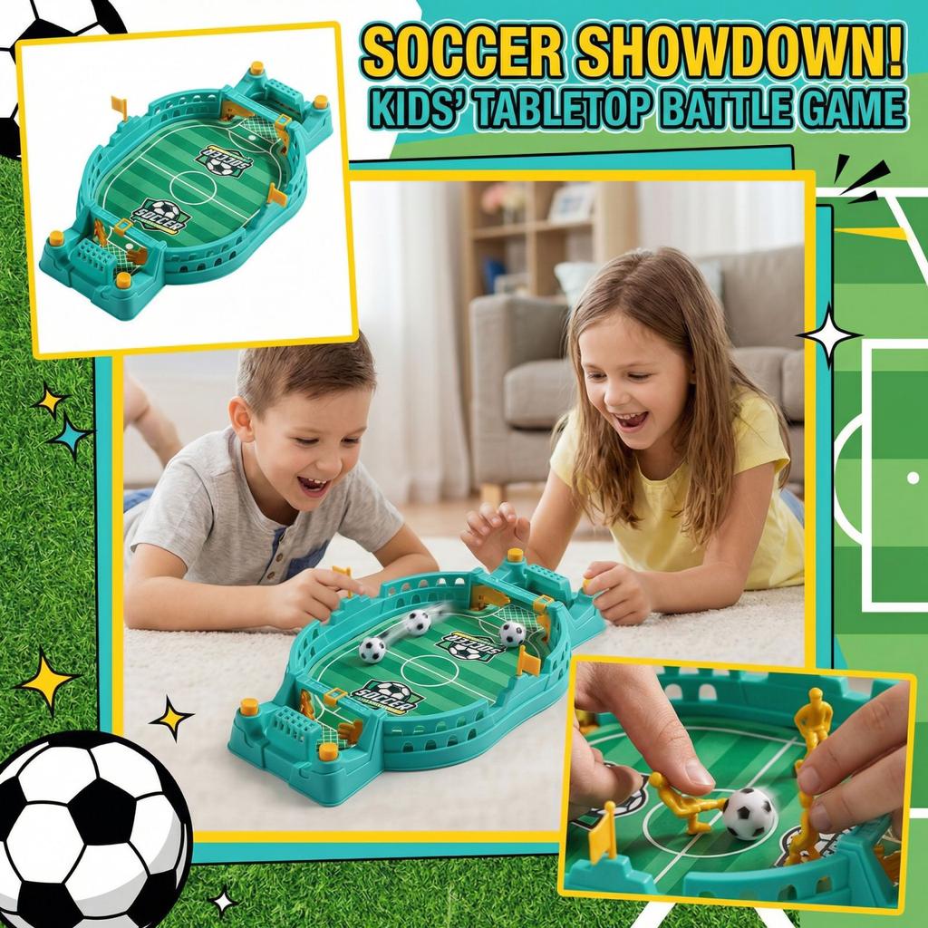 Children's Two Player Soccer Tabletop Game, Parent Child Interactive Board Game Toy