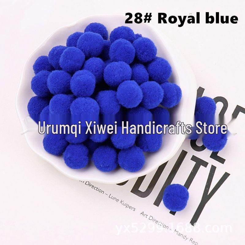 High Elastic Polyester Fluff Ball DIY Lace Black Long Hair Accessories