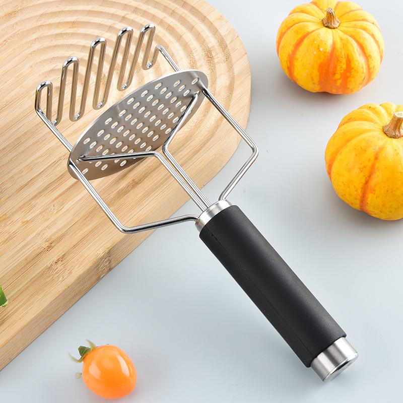 In-Stock Double-Layer Press-Type Stainless Steel Mashed Potato and Pumpkin Masher Tool