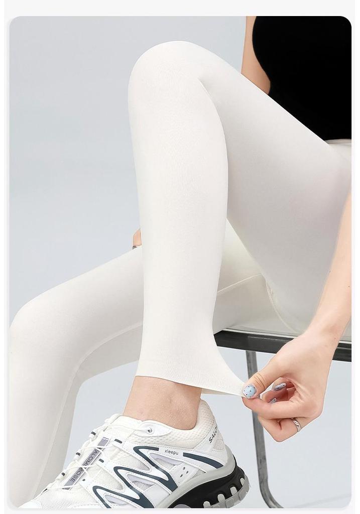 High-Waisted Body-Shaping Shark Yoga Pants - Women's Slimming, Elastic, Hip-Lifting, No-Roll Barbie Pants