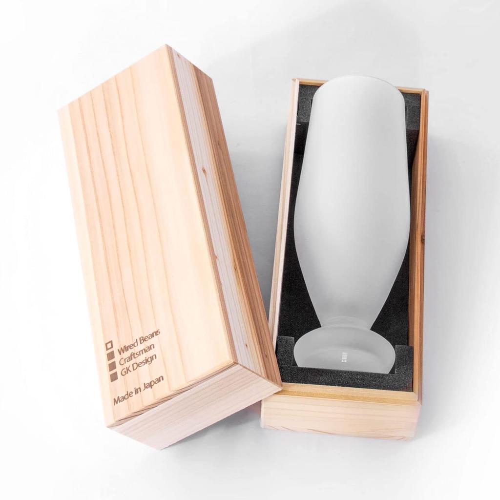 Wired Beans Le Series Beer a Lifelong In a Japanese Cedar Box Tre Glass, Companion, 470ml, (Le Frost)