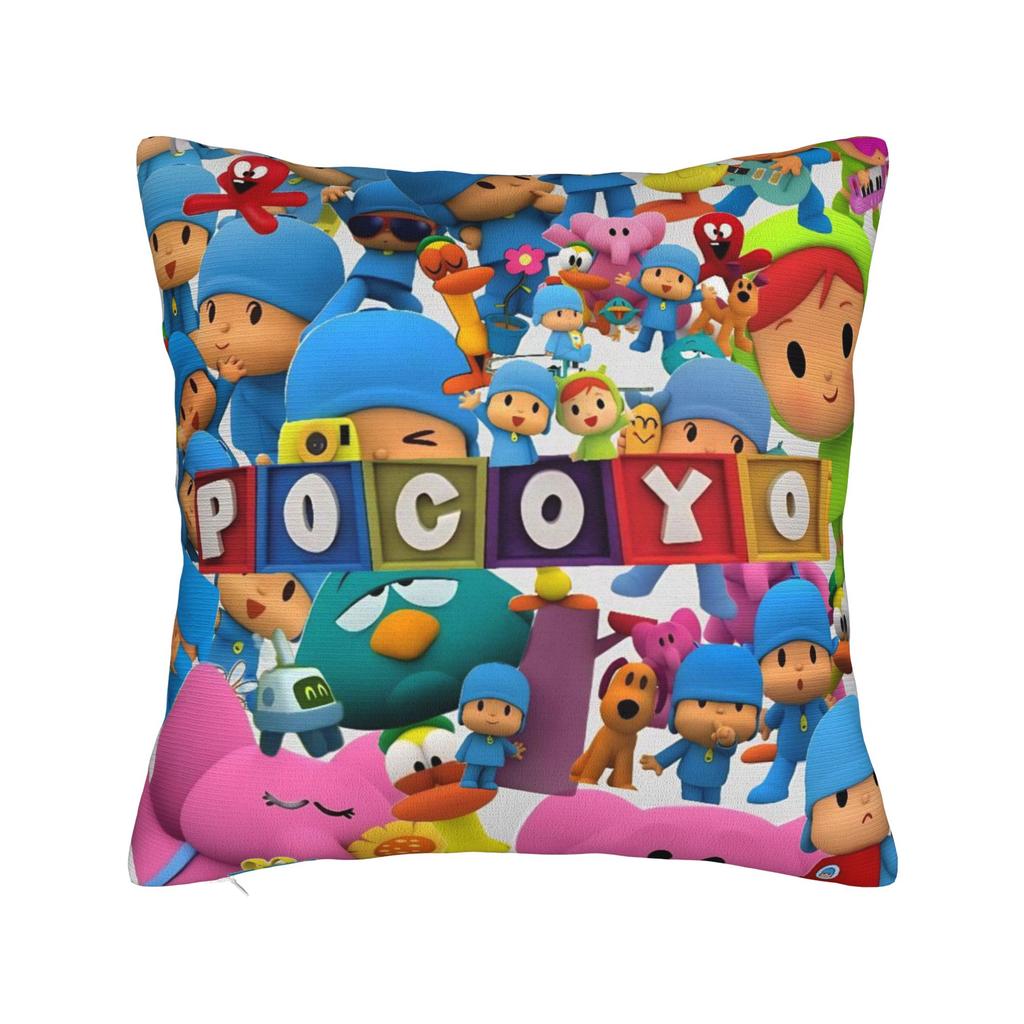 Decorative Pillow Cover Pocoyoes Cartoon Comdy Stuff Home Throw Pillow Case Cover Drop Shipping Multi-Size