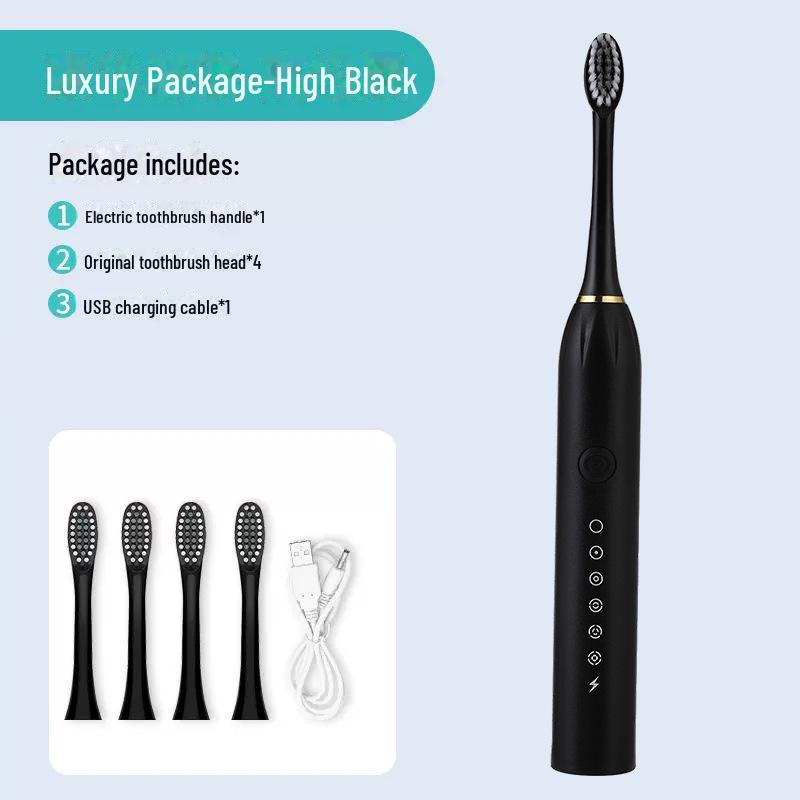 Universal Sonic Electric Toothbrush with Soft Bristles for Adults & Children - Automatic, Rechargeable, Ideal for Couples