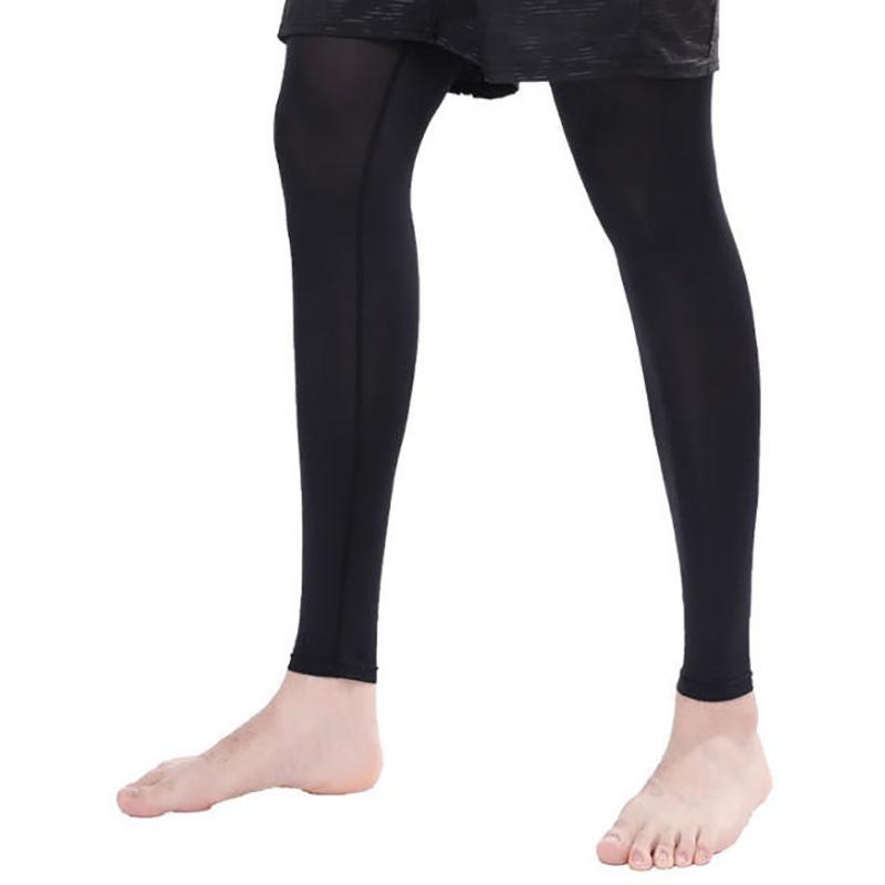 2Pc Summer Running Cycling Legs Sleeve Ice Silk Protection Compression Non-Slip Leg Warmer Cooling Sport Gear Sunscreen Leggings