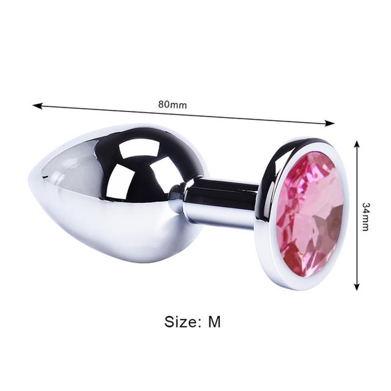 Sex Vibrator Metal Anal Toys For Women Adult Sex Products Men Butt Plug Stainles Steel Anal Plug Sex-toy Anal DildoToys 7
