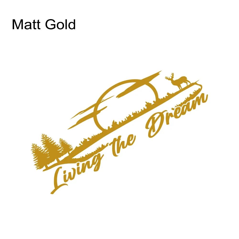 Van Hood Stickers Camper Car Bonnet Cover Graphics Living The Dream Decoration Vinyl Decals Auto Tuning Accessories