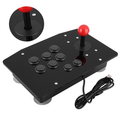 Retro Arcade Konsolen Spiel Joystick Wippe Kampf Controller Spiel Joystick 8 Tasten Spiel Griff Controller Schwarz USB Joystick