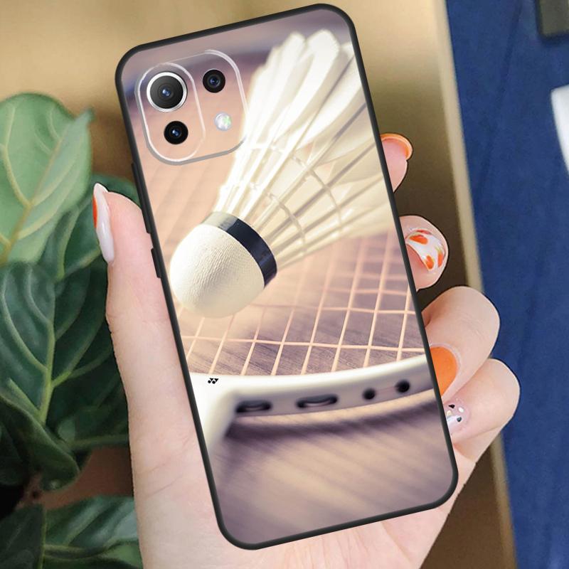 Badminton Sport Case For Xiaomi 13T 13 14 Pro 11T 12T 12 Lite 12X POCO F5 X3 X4 X5 Pro F3 F4 M5s C65 Cover