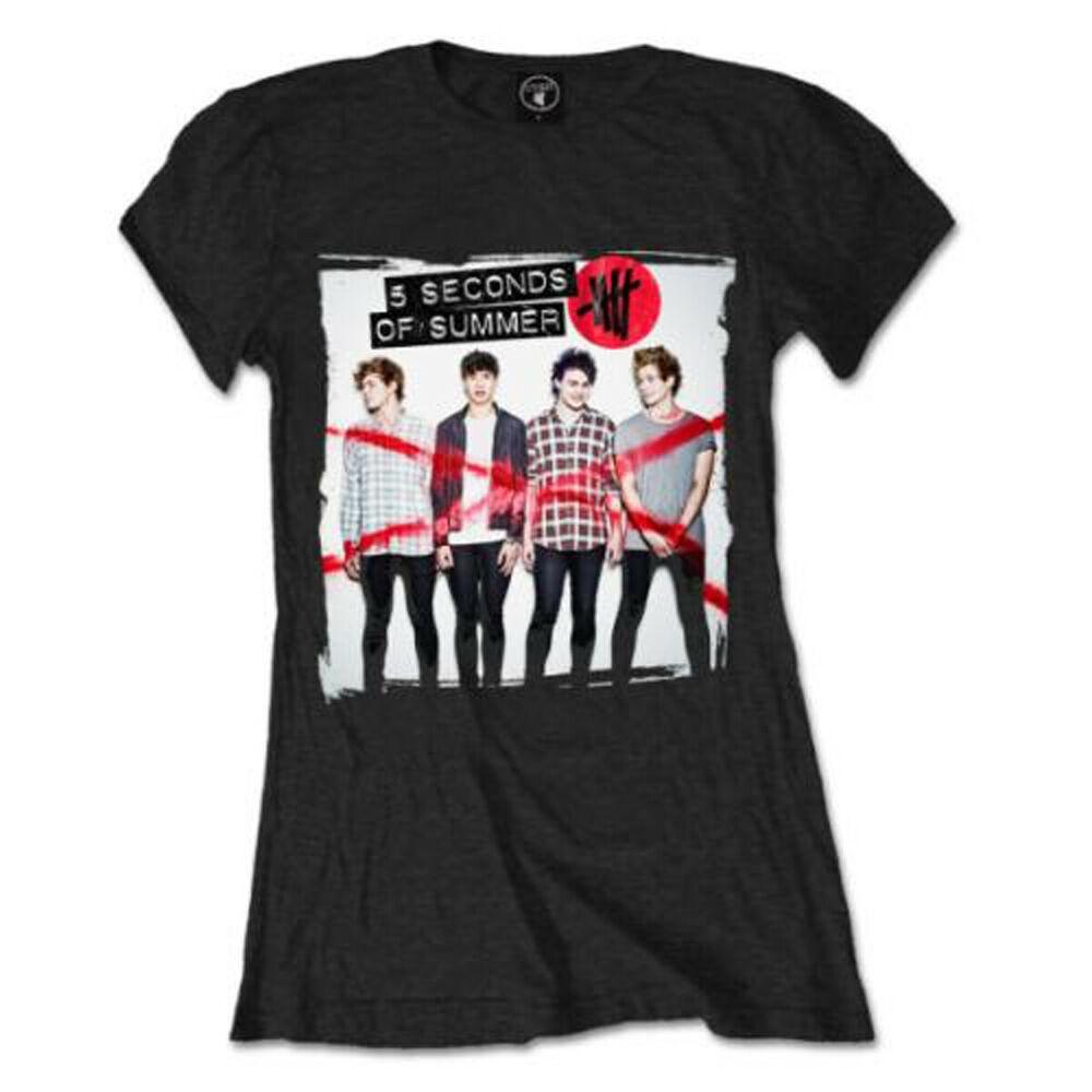 

Женская футболка унисекс 5 Seconds Of Summer 5Sos с обложкой альбома 1