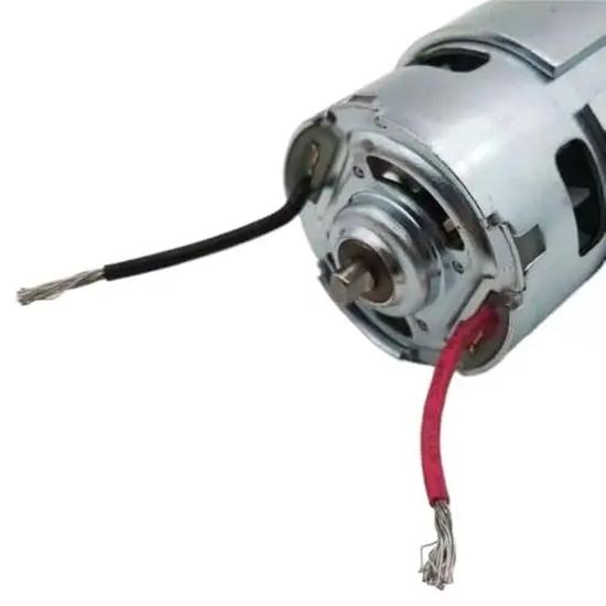 755 DC motor pro vyžínač 18V 120W motor sekačky na trávu s dlouhou hřídelí pro efektivní sekání a zastřihování plevele