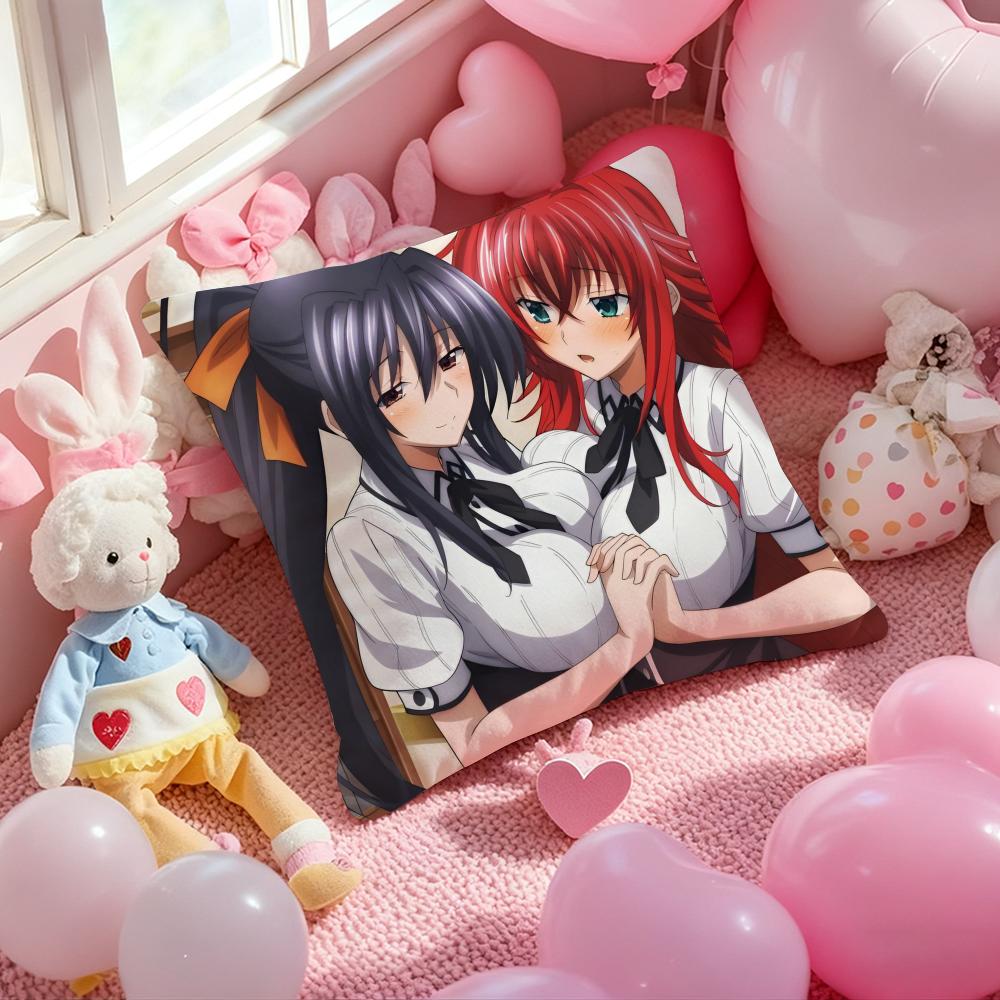 Heißes Anime H-High School DxD Kissenbezug Musterbedruckte Kissenhülle für Wohnzimmer Sofa Kissenbezug & Schlafzimmer Dekoration