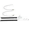 WiFi 6E Card with Dual 8DB Antennas 2.4GHz 5GHz NGFF M.2 Laptop Network Adapter 1800Mbps Plug and Play Support for