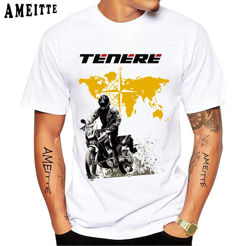 2025 New Tenere 700 Adventure SuperTenere 1200 Sport T-shirt Men Short Sleeve Ride Motorcycle T-Shirt Hip Hop Boy Riding  Tees