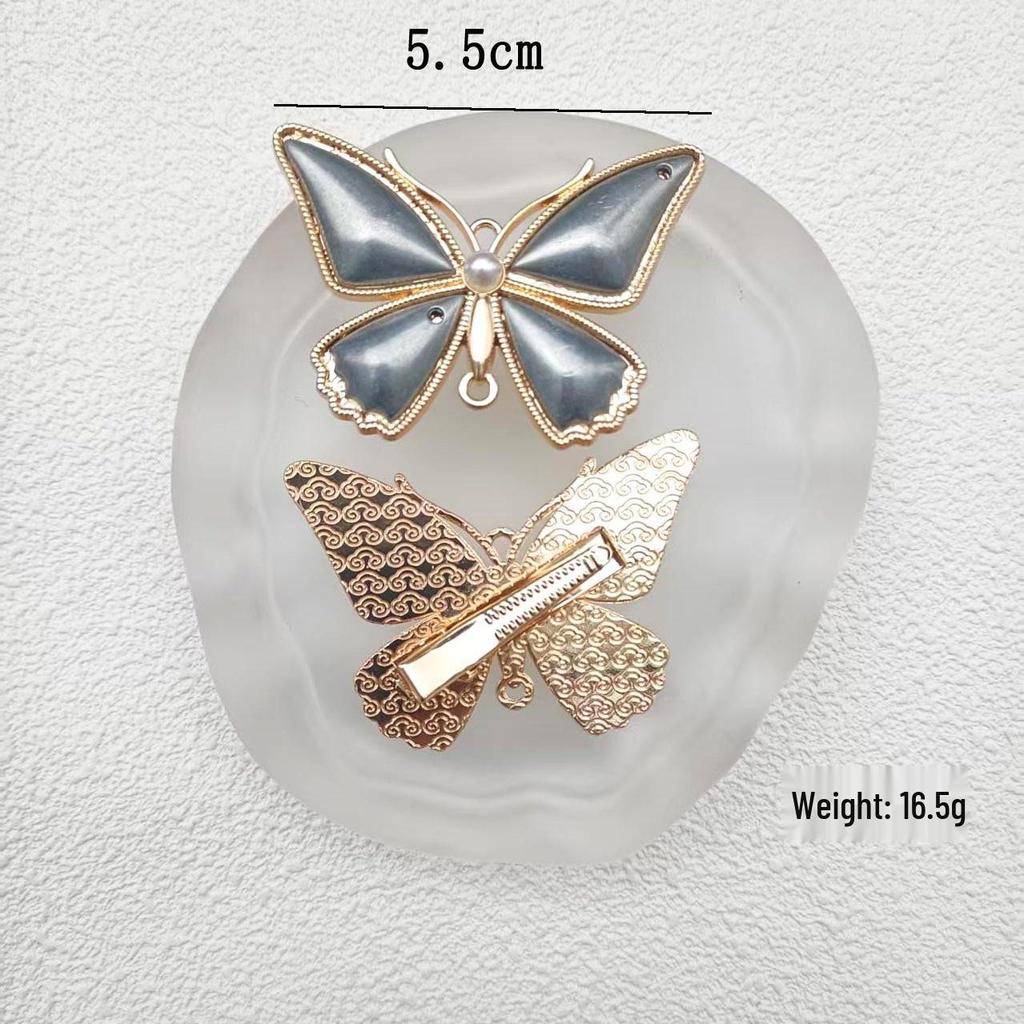 Chinese Style Brocade Hairpin Set: DIY Duckbill Clip Material for Hair Accessories