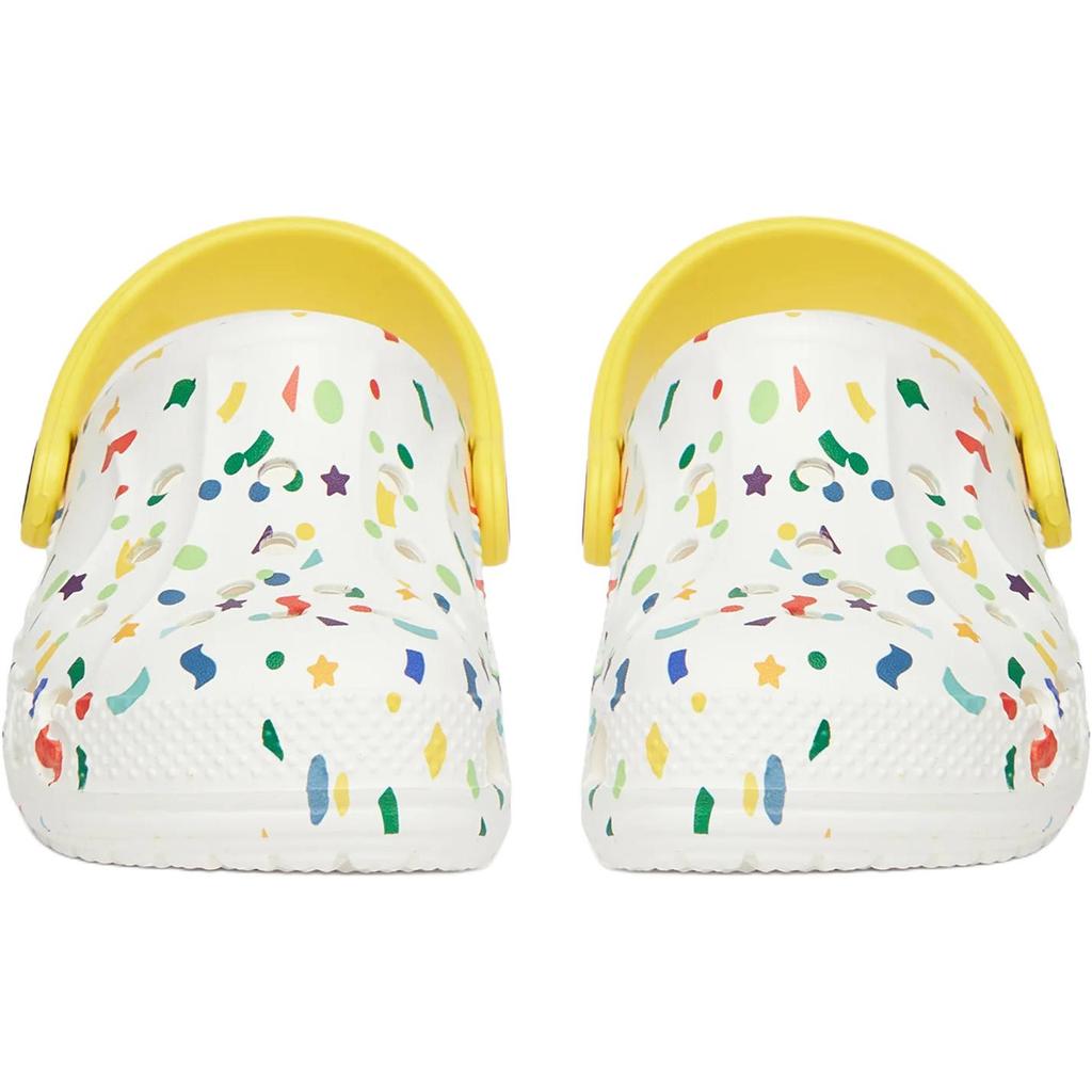 Crocs Baya Seasonal Printed Comfortable Versatile Non-Slip Durable Low-Top Sandals Kids sandals White 209728-94S
