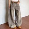 High Waist Straight Jeans Damen Locker Lässig Denim Hose Tägliche Straßenhose