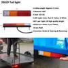 1 pair 12V 20LED Car Auto Stop Rear Tail Light Brake Reverse Light Turn Indiactor Boat ATV Truck Trailer Lamp