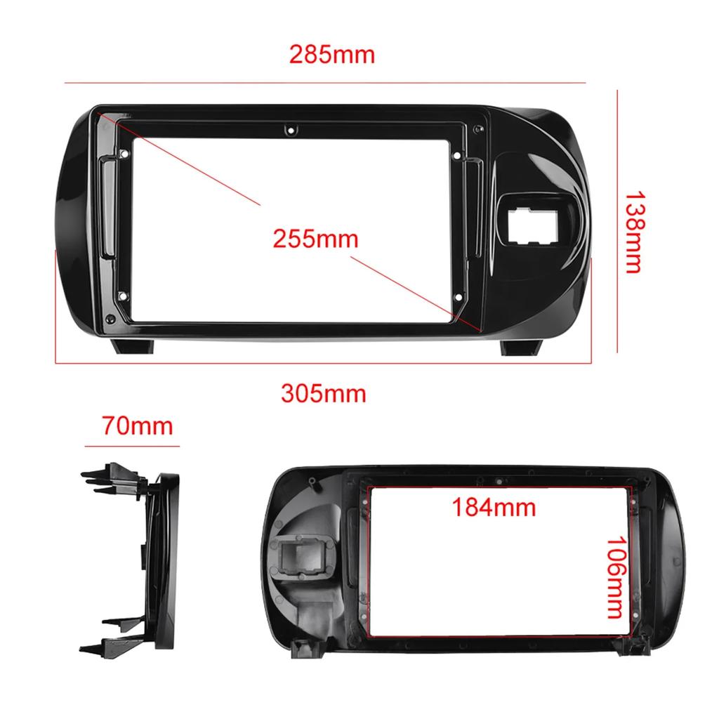 Android For Toyota Vitz 3 XP130 2014-2019 Car Radio Multimedia Player Navigation Wireless CarPlay Touch Head Unit Screen Stereo