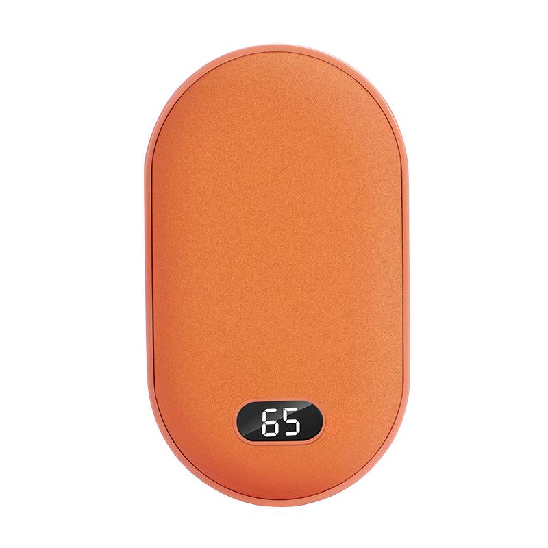 USB Rechargeable Double-Sided Hand Warmer & Power Bank - Explosion-Proof Gift