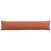 Sofa Cushions 2 Pieces Red Orange 200 X 40 Cm Corduroy Fabric