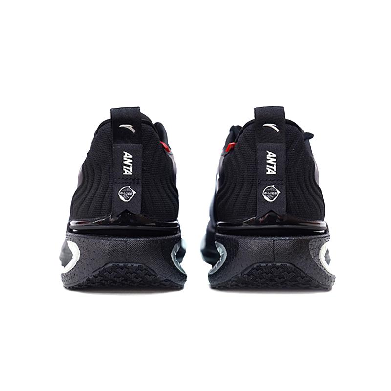 Anta Wormhole 2 Lightweight Shock Absorbing Sports Training Water Resistant Running Shoes Men sneaker Basic-Black 112615543R-1