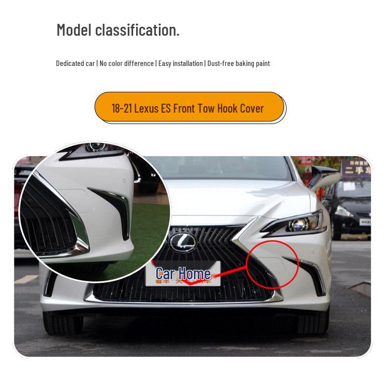 Kryt předního tažného oka Lexus ES200/ES300 pro modely 2018-2021 - Náhradní kryt nárazníku