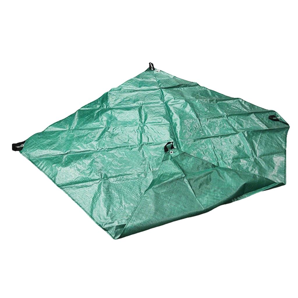 Garden Leaf Tarp Waterproofing Thick Large Size Multifunctional Foldable Yard Leaves Hauling Tarp