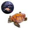 1Pcs Stylish Aquarium Ornament Polyresin Turtle Tortoise Artificial Garden Fish Tank Yellow Turtle Home Decoration Supply