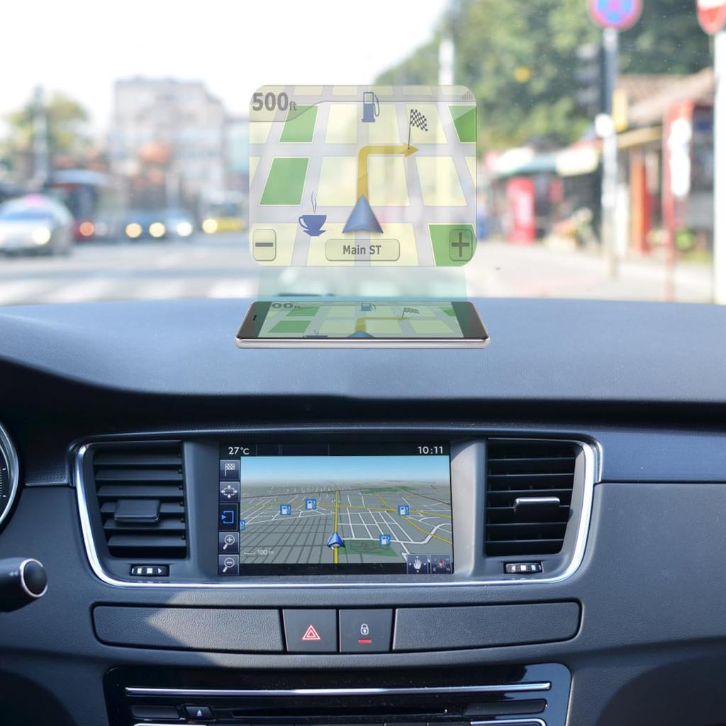 HOMSFOU 2 Pieces Reflective Film High Resolution Head Up Display