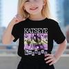 Katseye Print Girls Tshirt Toddler Top Summer Short Sleeve Tops Girl Group Katseye Graphic T Shirt Kids Casual  T-shirt