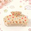 Fashion Hair Barrettes for Girls Colorful Polka Dot Claw Clip Women, Sweet Macaron Style Non-slip Shark Half Up Bun Clips Gripper Thick Hair,