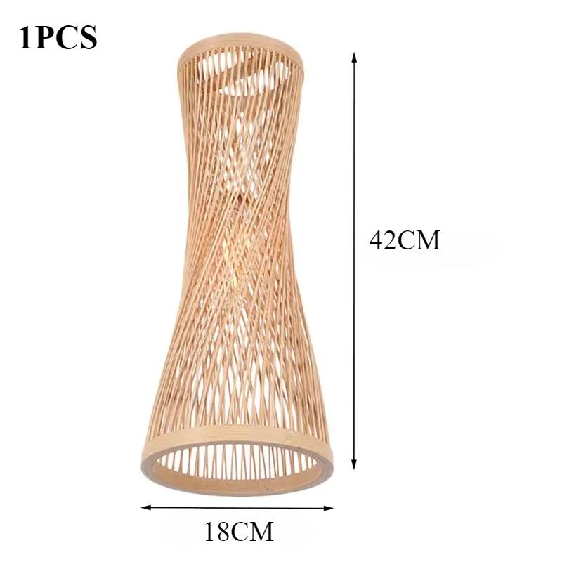 

Подвесной светильник из ротанга, потолочный светильник из японского бамбука, люстра в китайском стиле для домашнего кафе, бара, украшения освещения ресторана