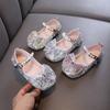 Autumn New Style Ladylike Baby Girl Girls' Princess Rhinestone Flat Shoes, Leather Shoes, Dance Performance Shoes