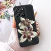 Modne etui na telefon z literami dla Motorola Moto G77 G67 Tylna osłona dla MOTO G67 G77 5G Miękkie czarne silikonowe etui