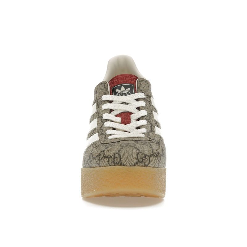 adidas gazelle silver green womens GG Gazelle Wedge Trainers – ssboutique1