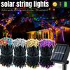 ED Solar String Light 7m 50 Lights 8 Patterns Waterproof Fairy Garland String Lights Christmas Party Halloween Decorations