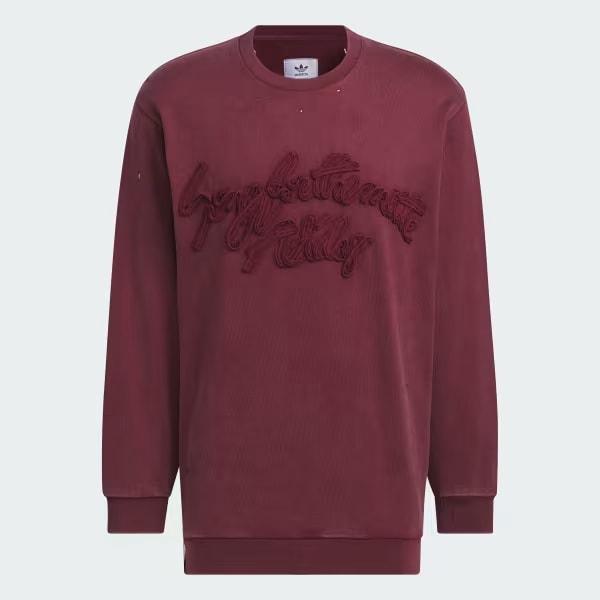 Adidas X Song For The Mute Langarm-T-Shirt Maroon Unisex Oberteile Rot JI9641