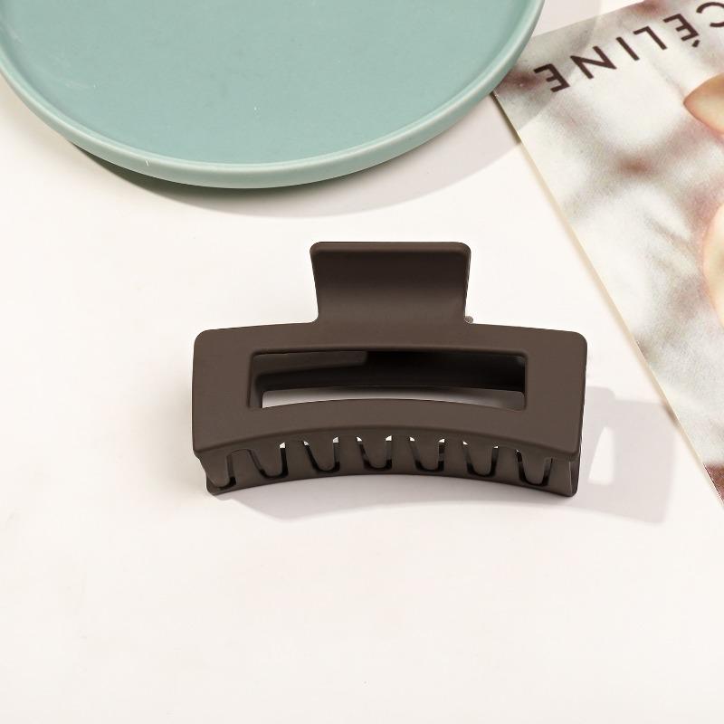 

Квадратные заколки для волос с матовой текстуройЗатылок — половина зажима-акулы аксессуар для волос PS