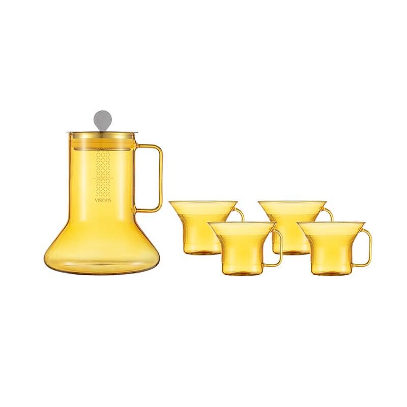 

VISIONS Crystal Glass 5-Piece Tea Set