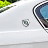 Car Styling 3D Meta Auto Door Shield Emblem Car Body Badge Sticker for Skoda Octavia MK2 MK1 2 3 A5 A7 A8 Fabia Karoq Superb Rapid Kamiq